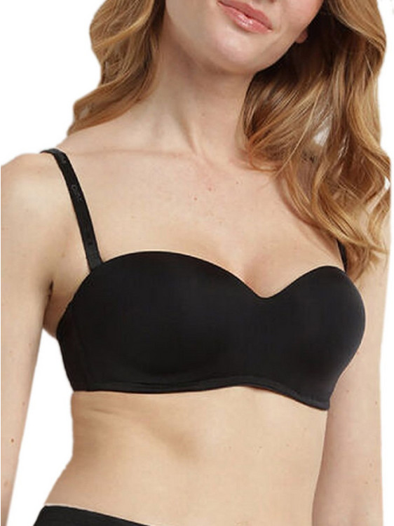 Dim InvisiFREE Σουτιέν Strapless Push Up χωρίς Μπανέλα Μαύρο D07HF-0HZ