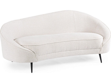 Bizzotto Costance Τριθέσιος Καναπές Λευκός 183x85x80cm 0743940
