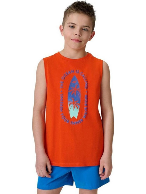 4F Παιδικό T-Shirt Αμάνικο Κόκκινο 4FJWSS26TSLEM294-62S