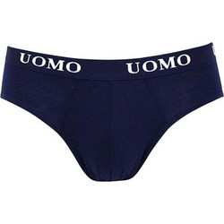Uomo Ανδρικό Σλιπ Βαμβακερό Navy Μπλε 1017