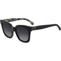 Kate Spade CONSTANCEGS80 Γυναικεία Γυαλιά Ηλίου Τετράγωνα Κοκάλινα Μαύρα με Μαύρο Φακό