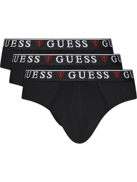 Guess Brian Ανδρικά Σλιπ Βαμβακερά Μαύρα 3Pack U97G00KCD31-A996-4