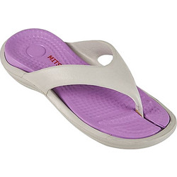 Mitsuko Γυναικείες Σαγιονάρες Λευκές Λιλά SA62735W-LIL