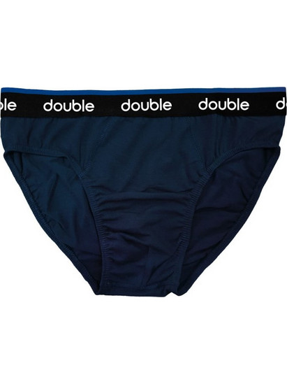 Double Ανδρικό Σλιπ Βαμβακερό Navy Μπλε MBS-01