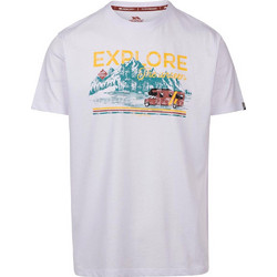 Trespass Thelon Ανδρικό Αθλητικό T-Shirt Λευκό MATOTSTR0117-WHT