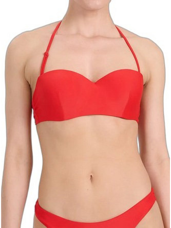 4F Bikini Top Strapless Κόκκινο 4FWSS26UBKTF086-62S