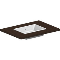 Scarabeo Gaia50 Ένθετος Νιπτήρας Μπάνιου Πορσελάνης 56x39.5cm Λευκός 8032-300