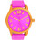 Oozoo Timepieces Ανδρικό Ρολόι με Φούξια Δερμάτινο Λουράκι C11650