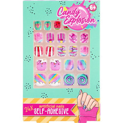 CREATE it! Candy Explosion Αυτοκόλλητα Νυχιών Τιρκουάζ