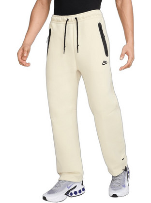 Nike Ανδρικό Παντελόνι Φόρμας Fleece Μπεζ HJ6533-234