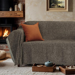 Lino Home Ριχτάρι Τριθέσιου Καναπέ 180x300 Malta Μόκα