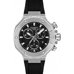 Tissot T-Race Ανδρικό Ρολόι Χρονογράφος με Μαύρο Λουράκι T141.817.17.051.00