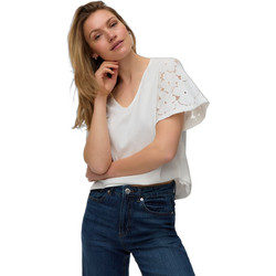 Vero Moda Γυναικείο Καλοκαιρινό Top Λευκό 10345739