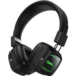 Hoco W72 Ενσύρματα & Ασύρματα Bluetooth Ακουστικά On Ear Μαύρα