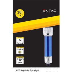 Entac EFL-5LED-KC 15.007.0008 Φακός Μπαταρίας Led IP44 30lm