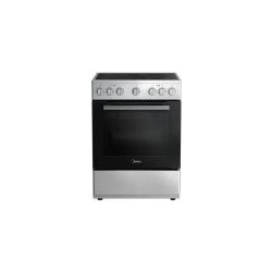 Midea MFO24D-ME4R10F (SS) Κουζίνα Ηλεκτρική 70lt με Κεραμικές Εστίες 60cm
