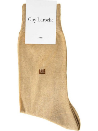 Guy Laroche Βαμβακερές Ανδρικές Κάλτσες Ψηλές Μπεζ 7077