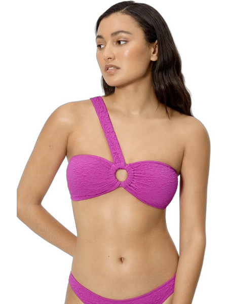 Ysabel Mora Bikini Top με Έναν Ώμο Μωβ 83466