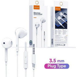 Vidvie HS655 Handsfree In-Ear 3.5mm White