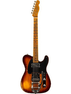 Fender Blackguard Cunife Ηλεκτρική Κιθάρα T Style με Μαγνήτες SH & Ταστιέρα Maple Aged Violin Burst