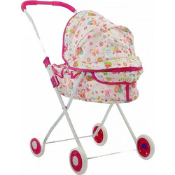 Kider Toys Μεταλλικό Καρότσι Κούκλας 8826