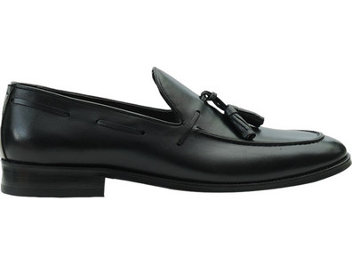 Philippe Lang Ανδρικά Μοκασίνια Loafers Δερμάτινα Μαύρα 72613133