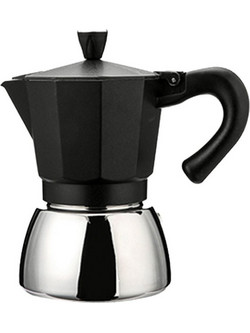 Estia Ηλεκτρικό Μπρίκι Espresso 3Cups Inox/Μαύρο