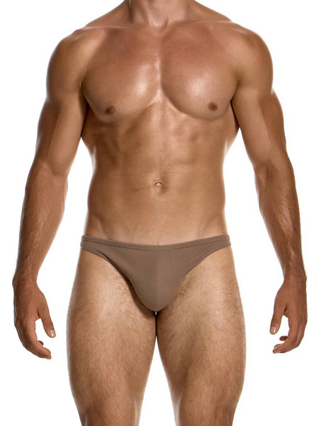 Modus Vivendi Ribbed Ανδρικό Σλιπ Βαμβακερό Καφέ 20614