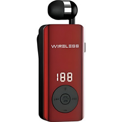 Q6 Ακουστικό Bluetooth In Ear Πέτου Red