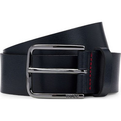 Hugo Boss Gerik Ανδρική Ζώνη Δερμάτινη Navy Μπλε 50491997-410