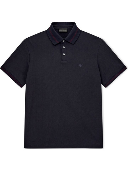 Emporio Armani Ανδρική Μπλούζα Polo Κοντομάνικη Μαύρη EM007355AF10497UB118