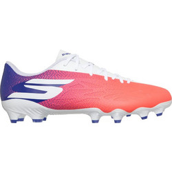 Skechers Razor 2 Academy FG 252166-BBLP Ποδοσφαιρικά Παπούτσια με Τάπες Πορτοκαλί Λευκά Μωβ