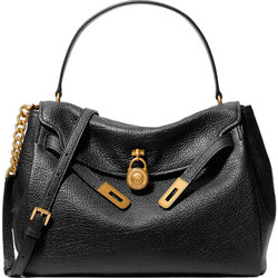 Michael Kors Γυναικεία Τσάντα Χειρός Δερμάτινη Μαύρη 30F6ANXS7E-001