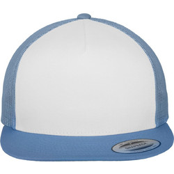 Flexfit Καπέλο Jockey με Δίχτυ Snapback Υφασμάτινο Μπλε Λευκό 6006W-00497