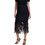 DKNY Μίντι Φούστα Πλεκτή Ψηλόμεση Pencil Μαύρη P6ERAD35-BLK