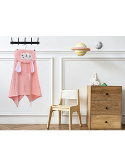 Γαρύφαλλο Παιδικό Πόντσο Θαλάσσης Microfiber Ροζ 63x135cm 1067