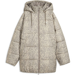 Puma Γυναικείο Μπουφάν Χειμωνιάτικο Puffer Μακρύ Εκρού 694610-81