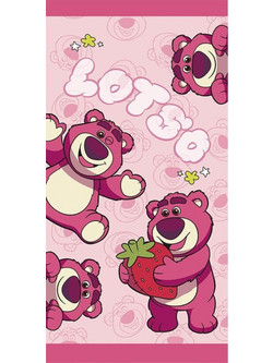 Toy Story Lotso Παιδική Πετσέτα Θαλάσσης Microfiber Ροζ 70x140cm
