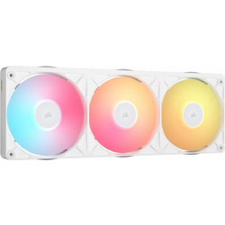 Corsair iCUE Link RX360 II Unified Frame System Hub Case Fan 120mm RGB με Σύνδεση 3-Pin 4-Pin PWM 3τμχ White