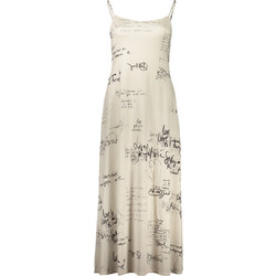 Desigual Maxi Καλοκαιρινό Καθημερινό Φόρεμα Εκρού 26SWVK33-1001