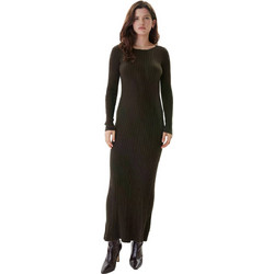 Only Maxi Καθημερινό Φόρεμα Πλεκτό Σοκολατί 15373788