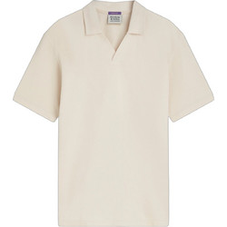 Scotch & Soda Ανδρική Μπλούζα Polo Κοντομάνικη Μπεζ 182267-270