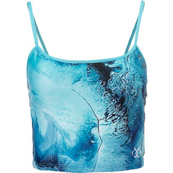 Brille Γυναικείο Αθλητικό Crop Top Τιρκουάζ SD211115-MUL