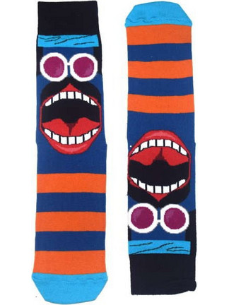 VTex Βαμβακερές Ανδρικές Κάλτσες Ψηλές με Σχέδια Πολύχρωμες 487-20