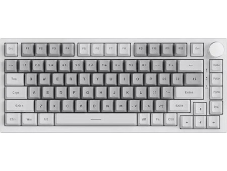 Ajazz AK820 Μηχανικό Gaming Πληκτρολόγιο TenKeyLess με Ajazz Sea Salt Διακόπτες RGB White Purple