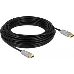 DeLOCK Καλώδιο DisplayPort 1.4 to DisplayPort Male 20m Black Silver 85887