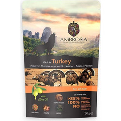 Ambrosia Mediterranean Adult Single Protein with Turkey 150gr