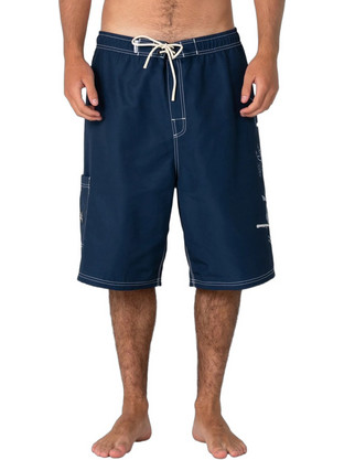 Rusty Crisis Ανδρικό Μαγιό Βερμούδα με Σχέδια Navy Μπλε BSM1810