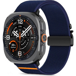 Tech-Protect Nylon Clasp Λουράκι Υφασμάτινο Navy Blue (Samsung Galaxy Watch Ultra 2 / 1)