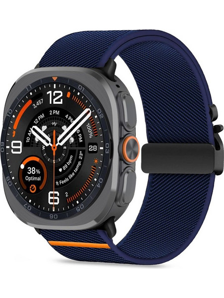 Tech-Protect Nylon Clasp Λουράκι Υφασμάτινο Navy Blue (Samsung Galaxy Watch Ultra 2 / 1)